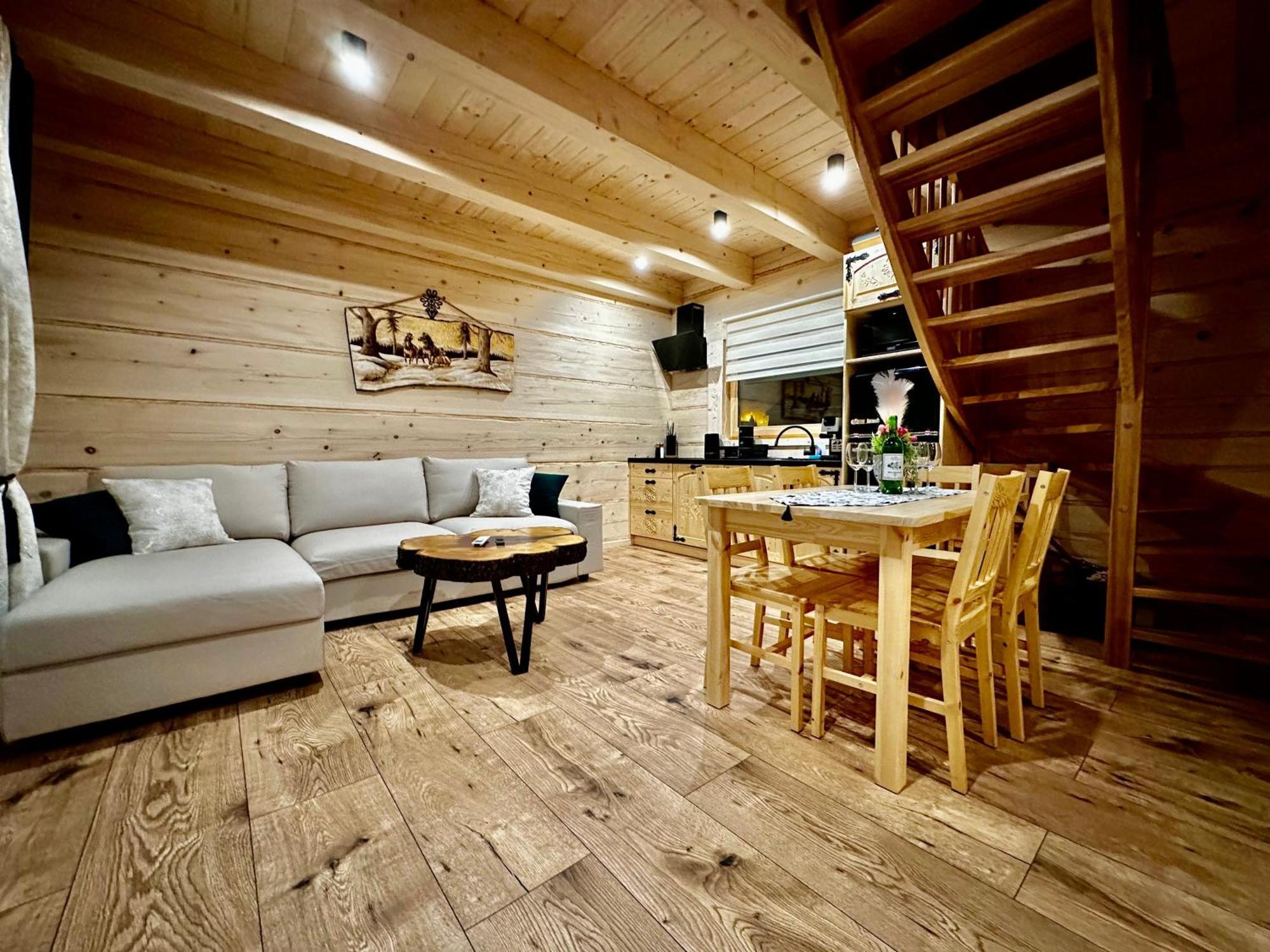 Вилла Goralska Osada Tatra House Z Jacuzzi Бялка-Татшаньска Экстерьер фото