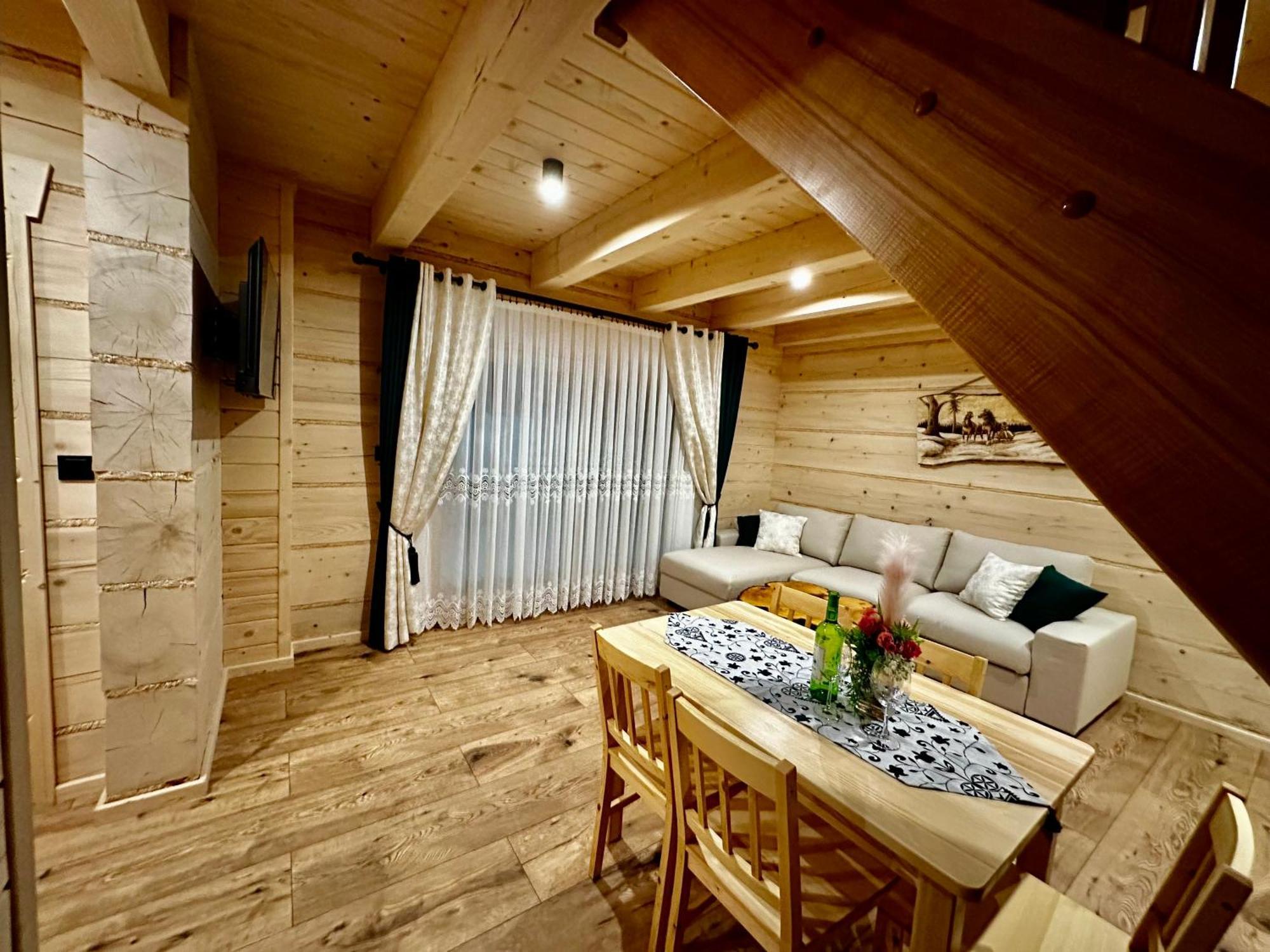 Вилла Goralska Osada Tatra House Z Jacuzzi Бялка-Татшаньска Экстерьер фото